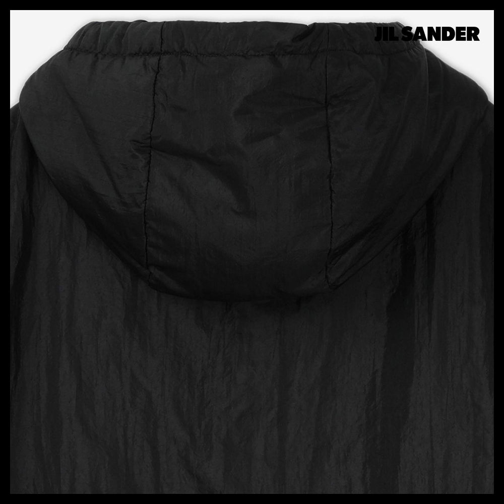 【Jil Sander】Hood Blouson Jacket Black