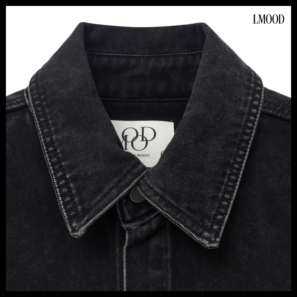 【LMOOD】Midtown Denim Shacket 2 Colors