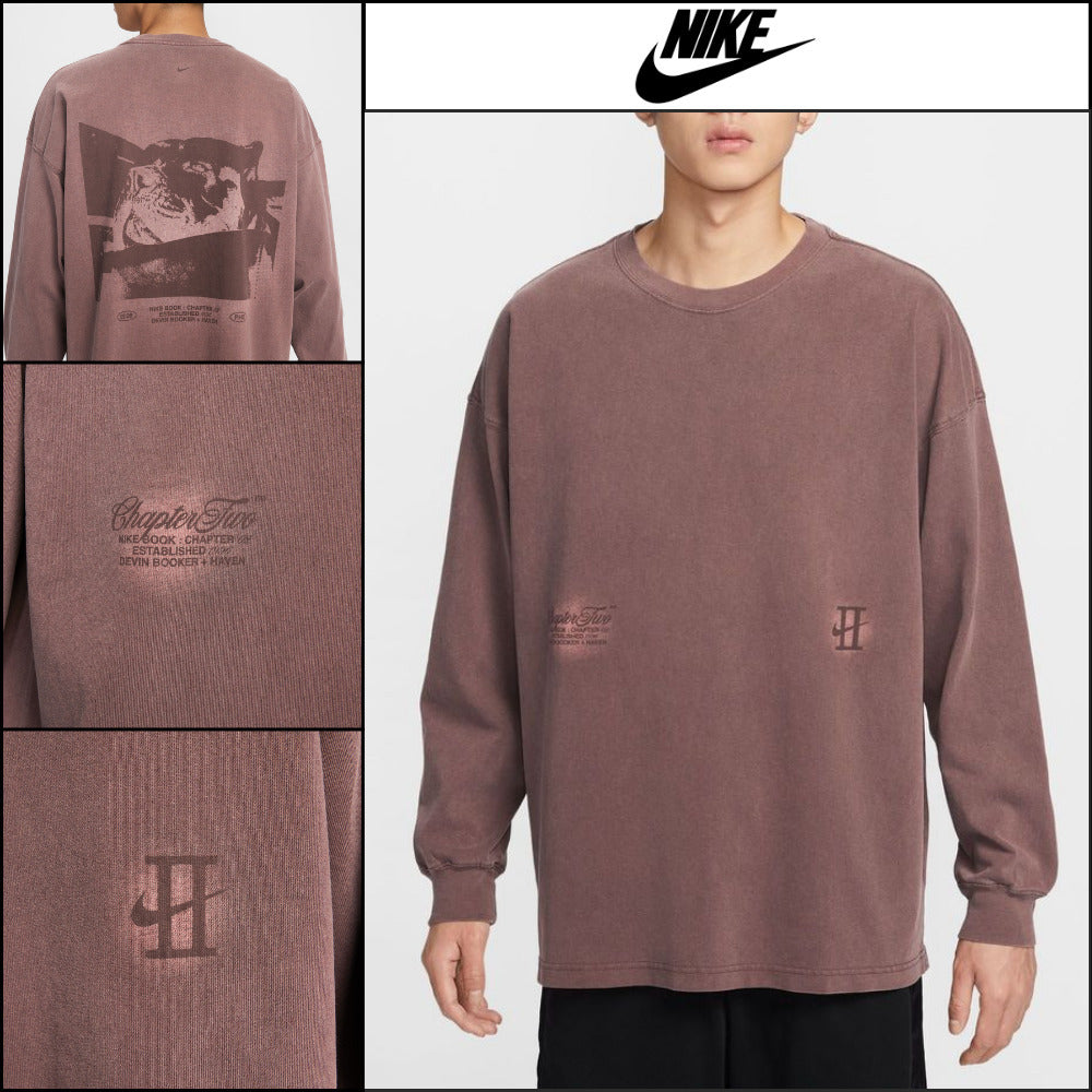 【NIKE】 Book Long-Sleeve Basketball T-Shirt Tattoo