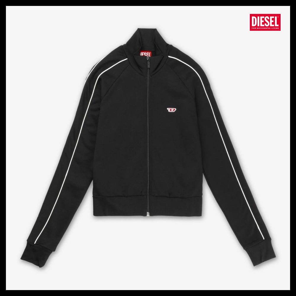 【DIESEL】F Jamila Piping D Jumper Black