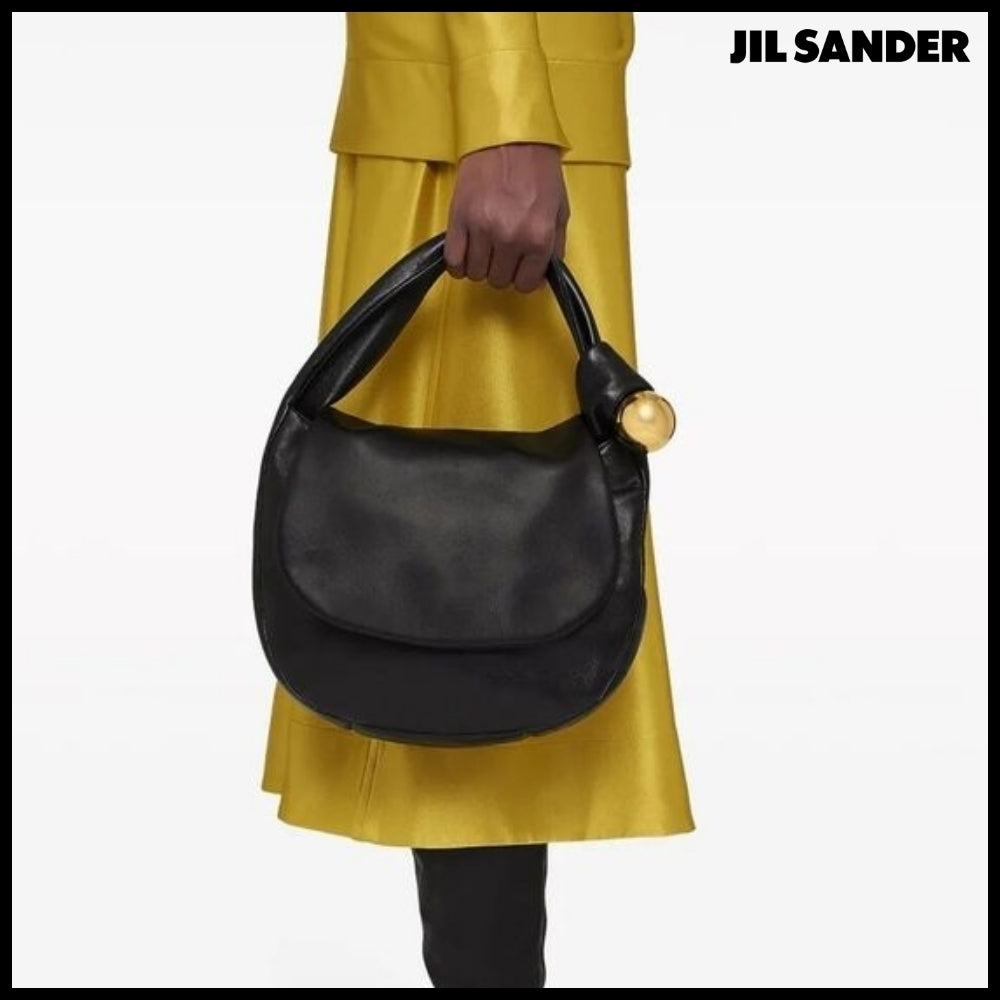 【正規品】【Jil Sander】Black Sphere Handbag