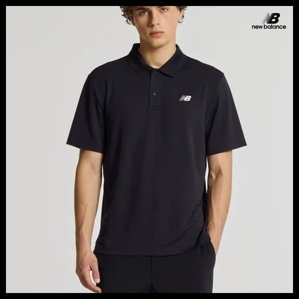 【New Balance】Unisex Poly Pique Polo Shirt - 3 Colors