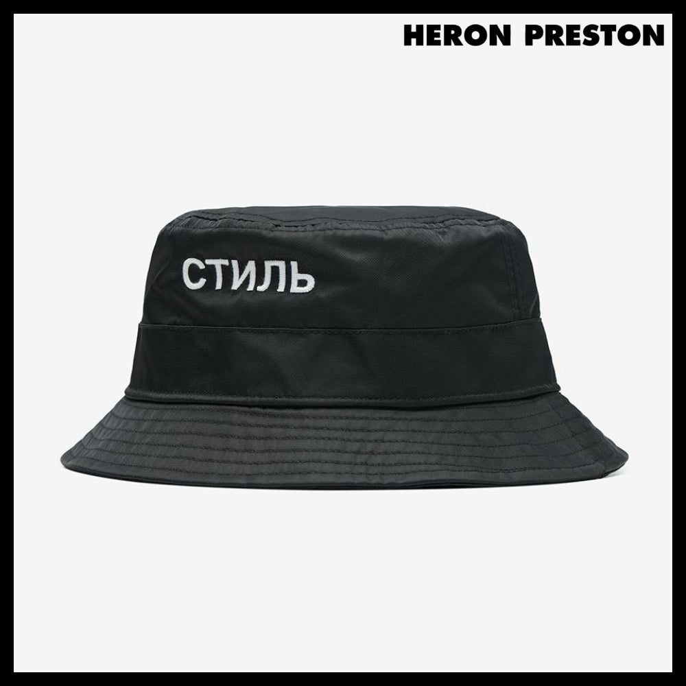 【HERON PRESTON】CTNMB バケットハット - ブラック