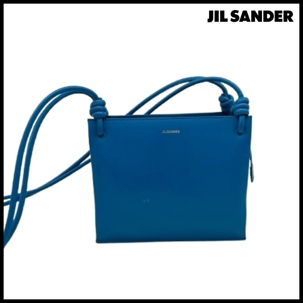 【正規品】【Jil Sander】GIRO SQUARE Logo Shoulder Bag