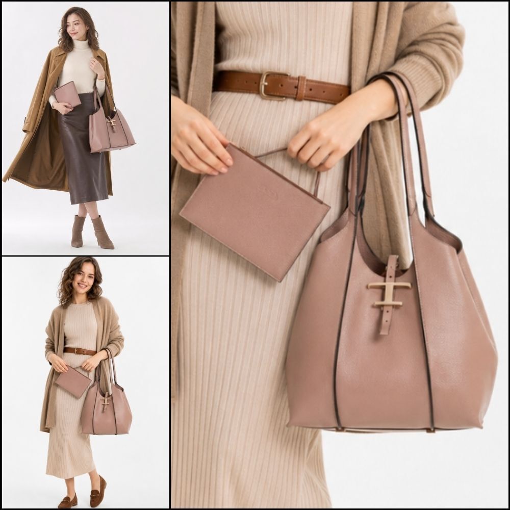 【TOD`S】T Timeless Shopper Bag Small C811