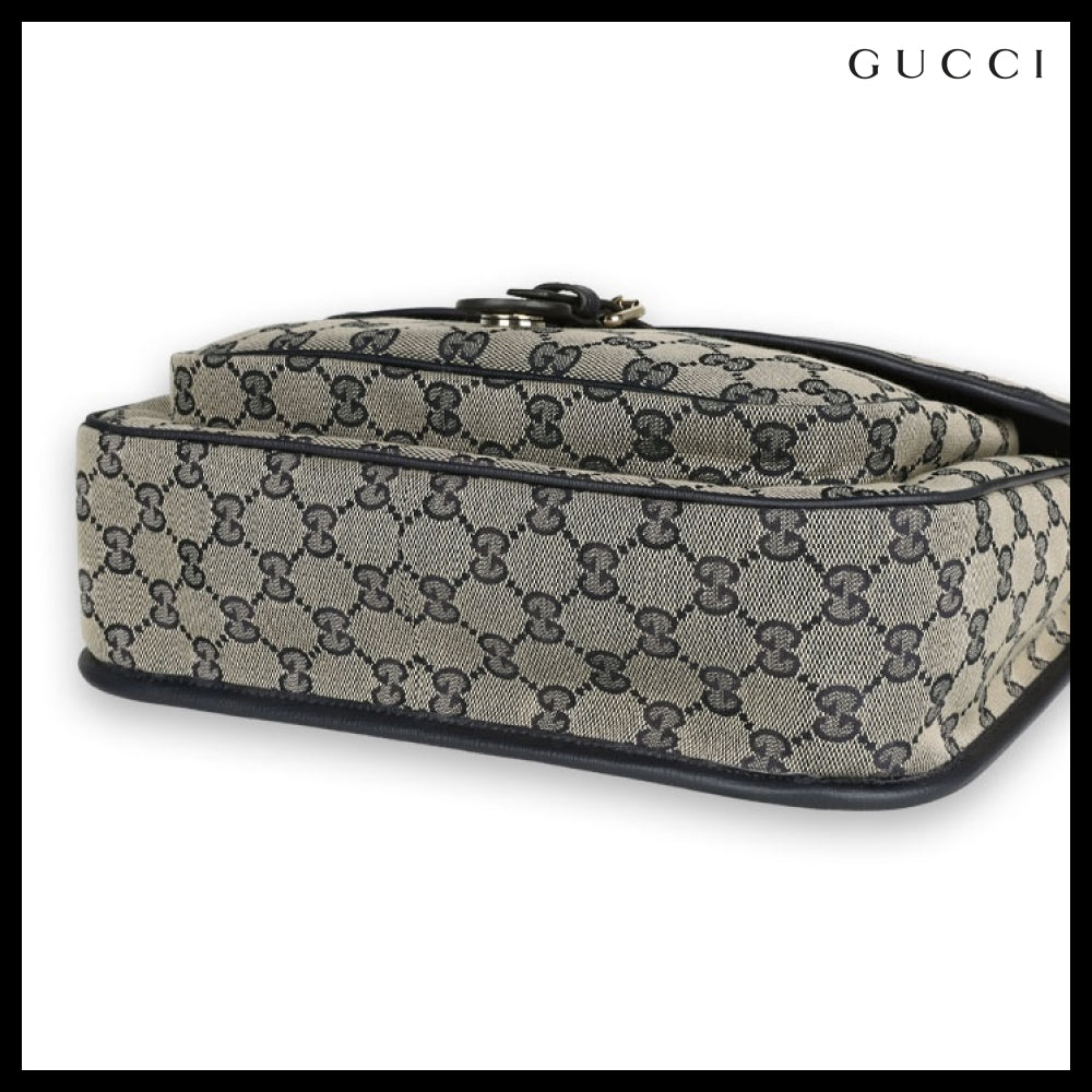 【GUCCI】 Kids Fabric Crossbody Bag Beige