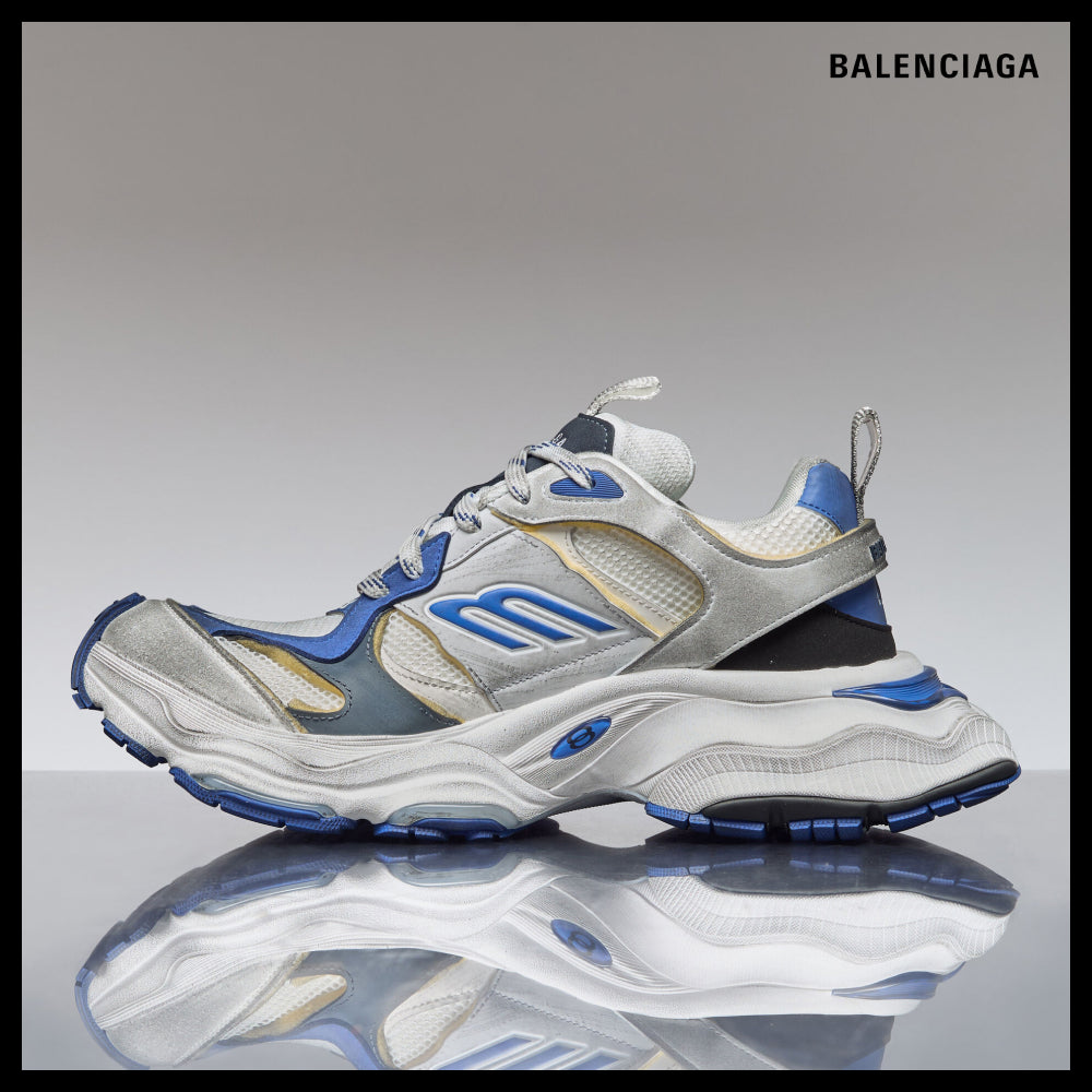 【BALENCIAGA】Cargo Sneakers Blue Grey