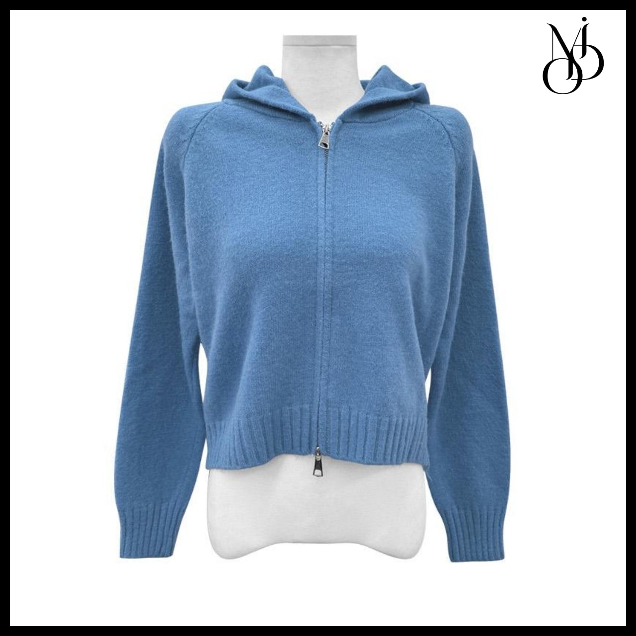 【MODIMOOD】Buggy Knit Hoodie Zip-Up 6 Colors