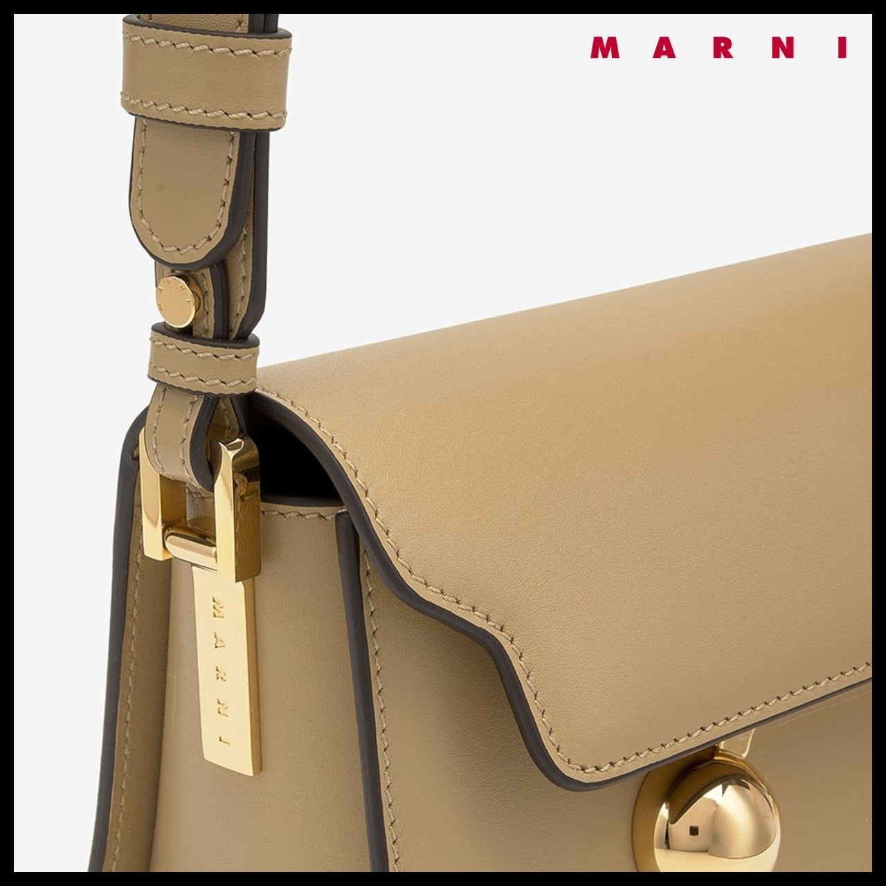 【MARNI】Mini Trunkalu Shoulder Bag - Nomad