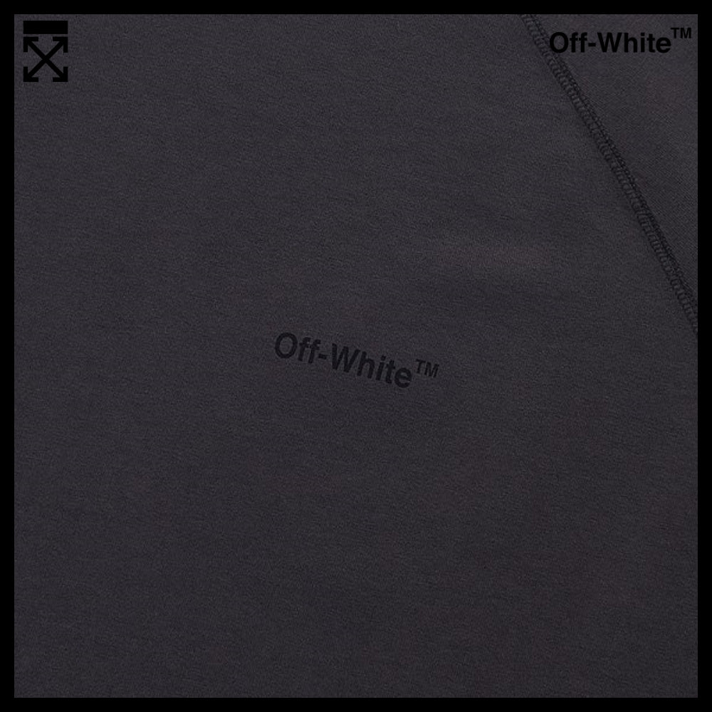 【Off-White】ダイアゴナル ストライプ ラグランスリーブ