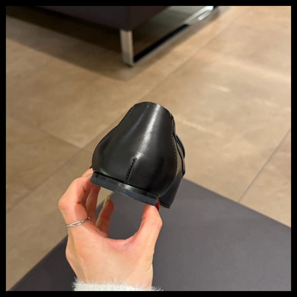 【Tod’s】CUOIO Kate Leather Women’s Loafers Black