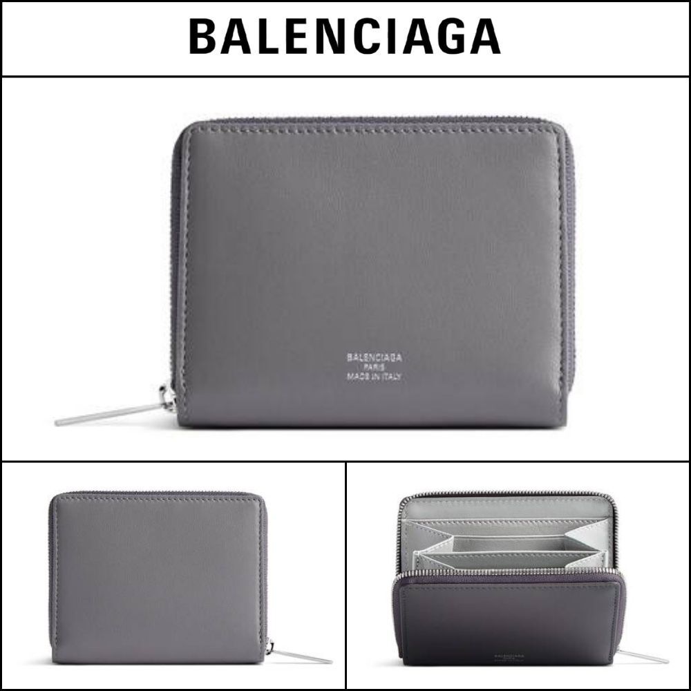 【BALENCIAGA】ENVELOPE COIN PURSE CALFSKIN WITH CONTRASTING