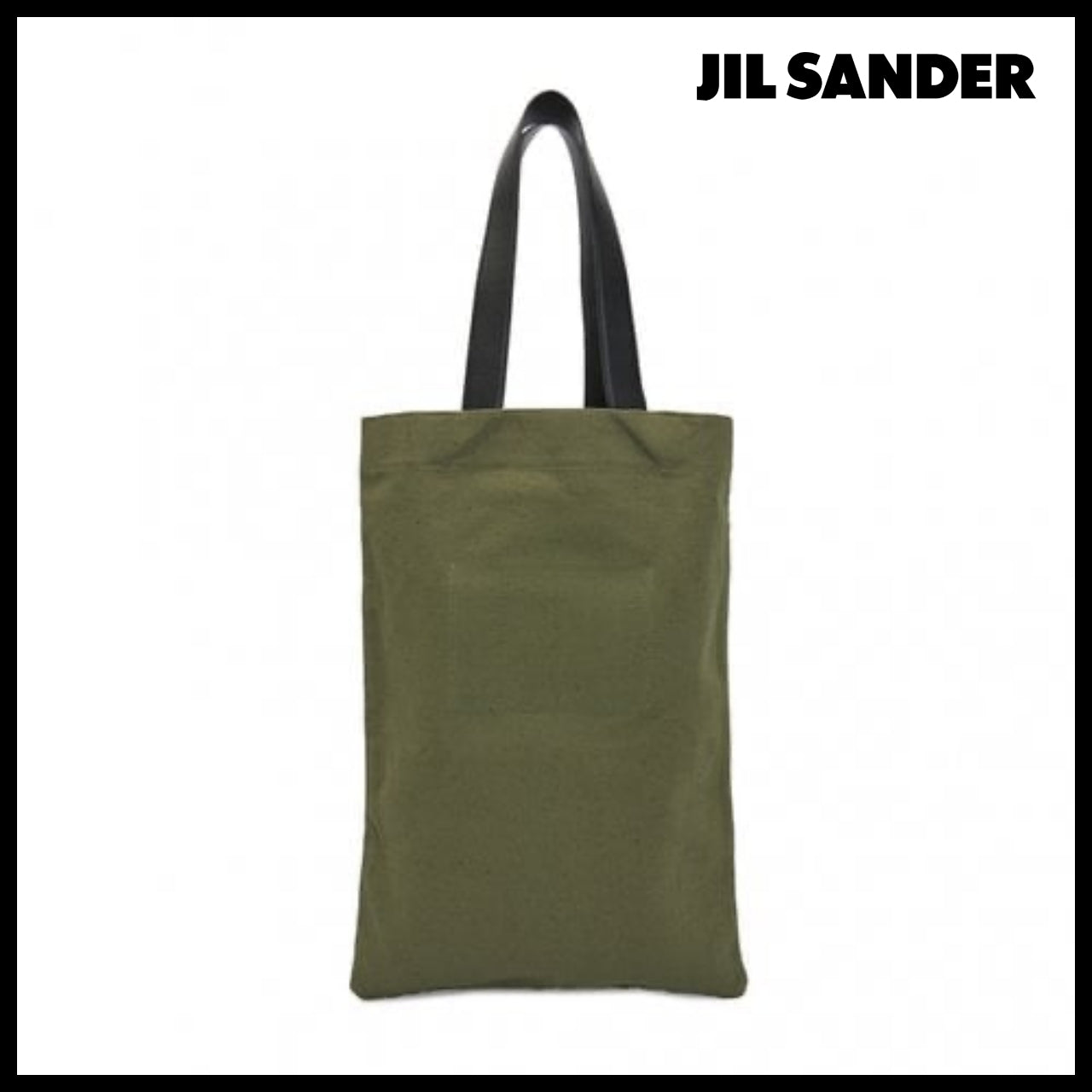 【Jil Sander】Tote Bag with Logo Khaki