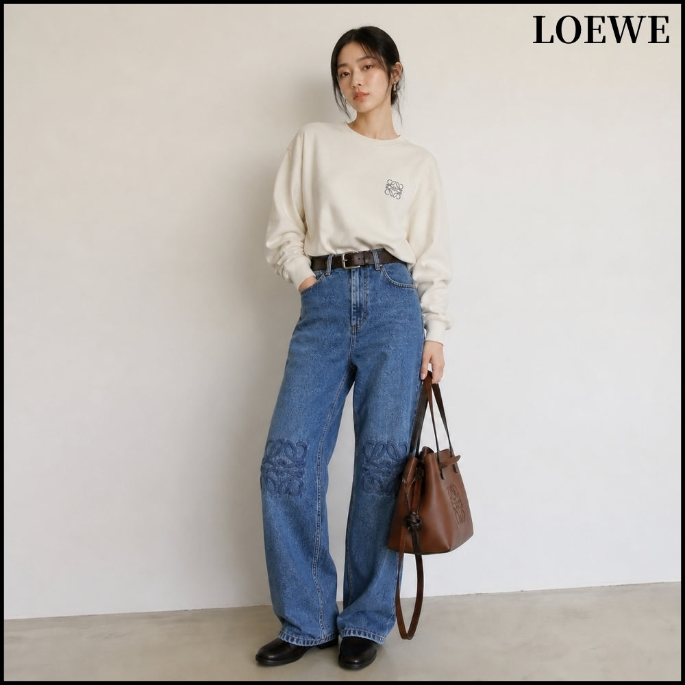 【LOEWE】Anagram Baggy Jeans