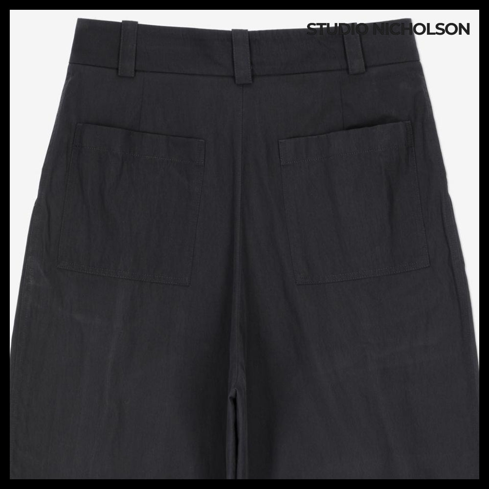 【STUDIO NICHOLSON】Drop Trousers Dark Navy