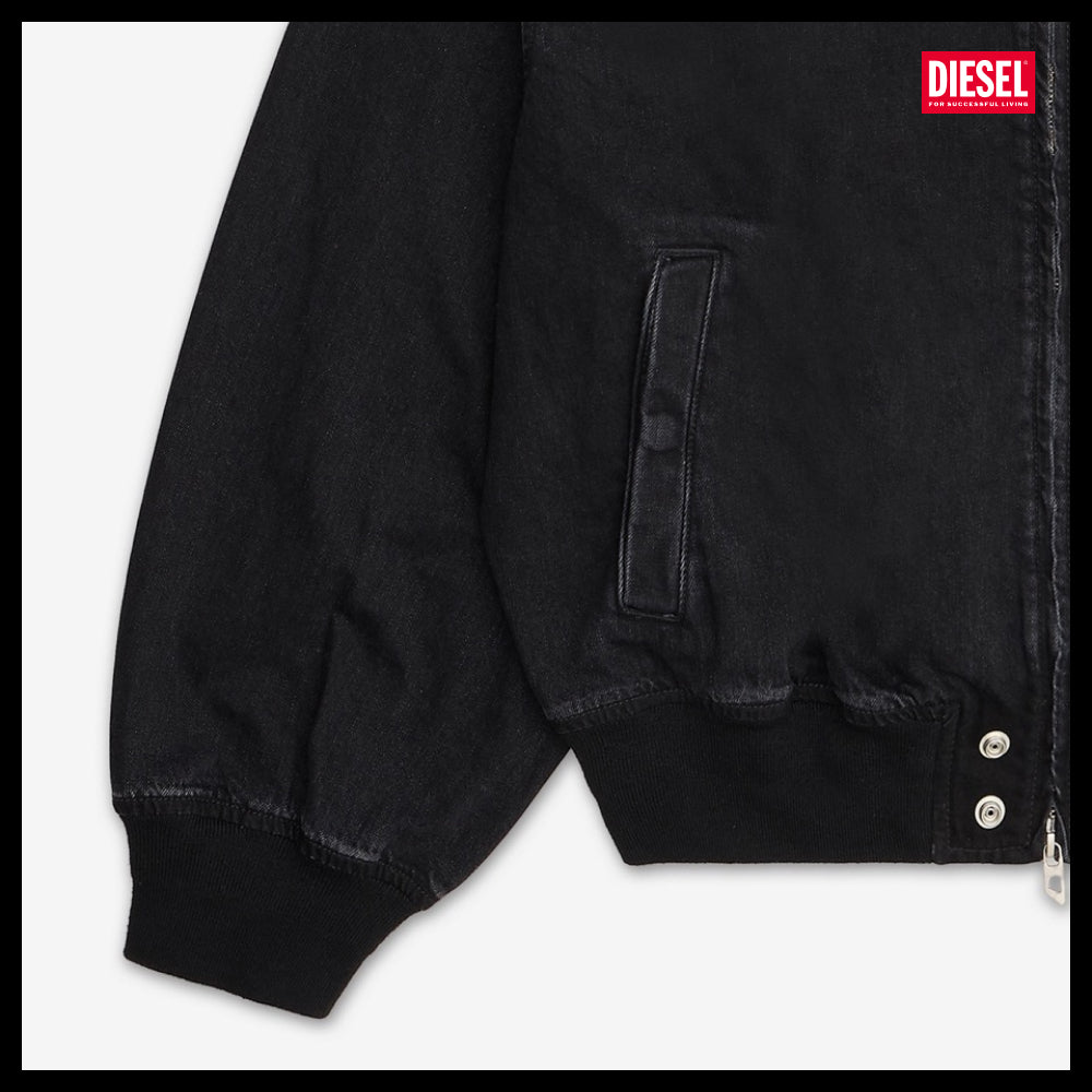 【DIESEL】D-Gooz Bomber Jacket Black