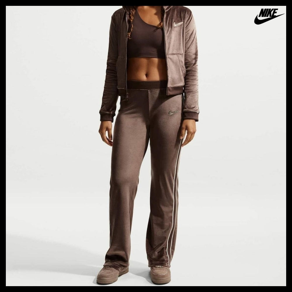 【NIKE】Sportswear Velour Pants W Baroque Brown Velvet