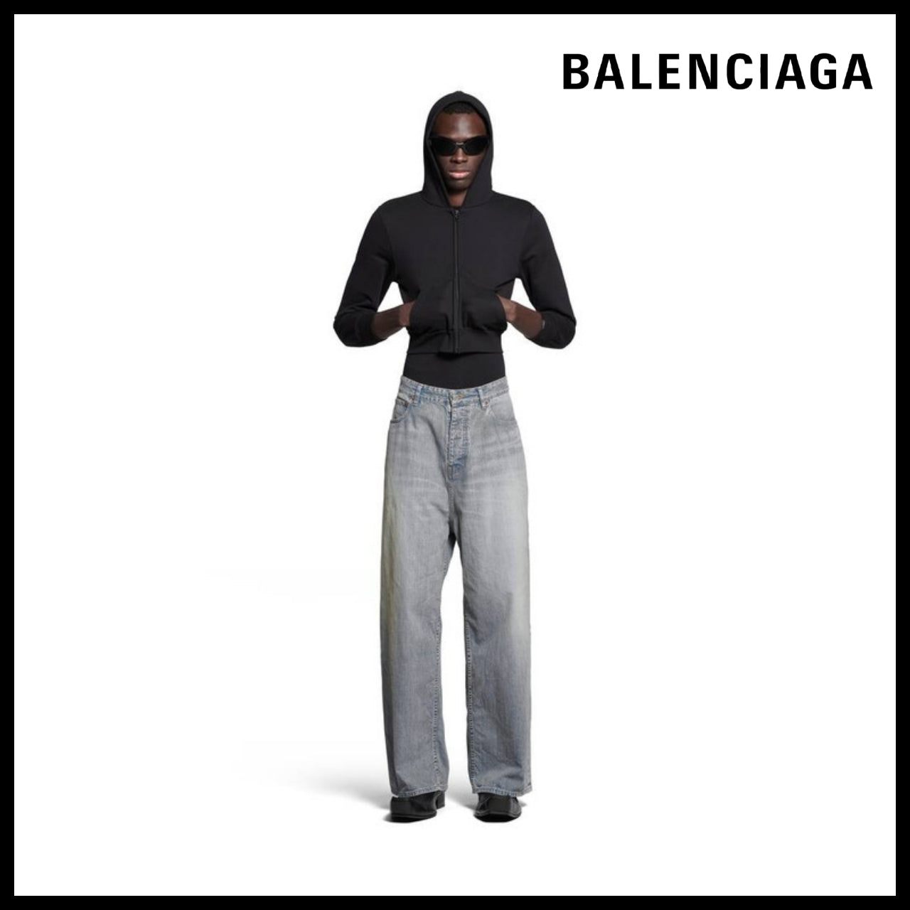 ★BALENCIAGAアウトレット セール ★Baggy Pants in Blue