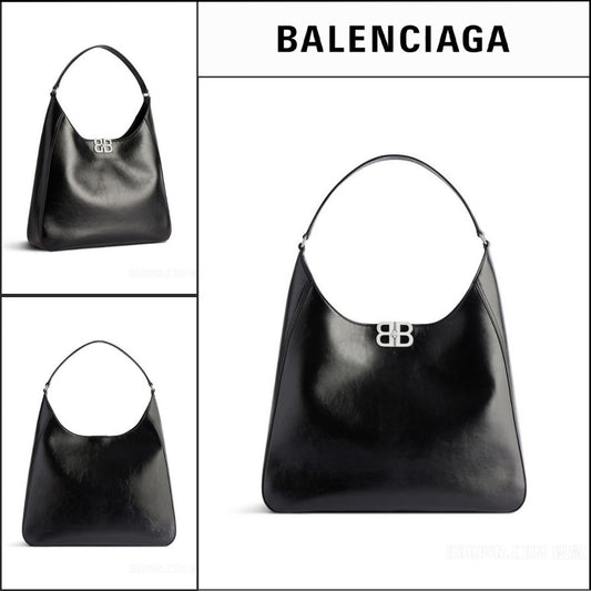 【BALENCIAGA】BB Soft Medium Hobo Bag Black
