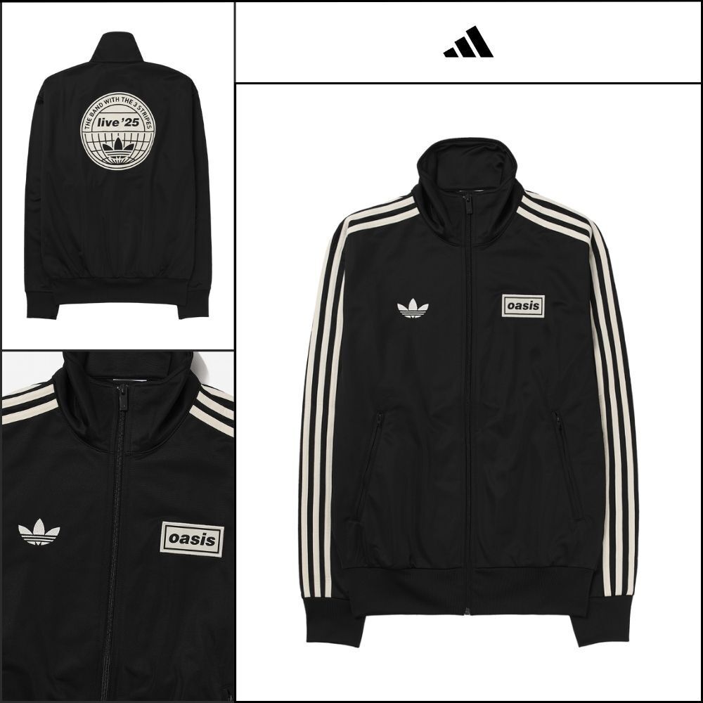 【Adidas x Oasis】Tour Firebird Track Top Black KR Sizing