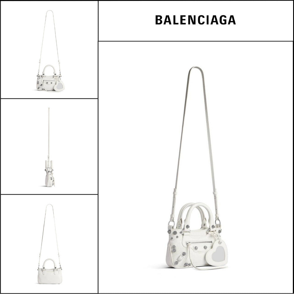 【BALENCIAGA】Neo Cagole Mini Tote Bag White