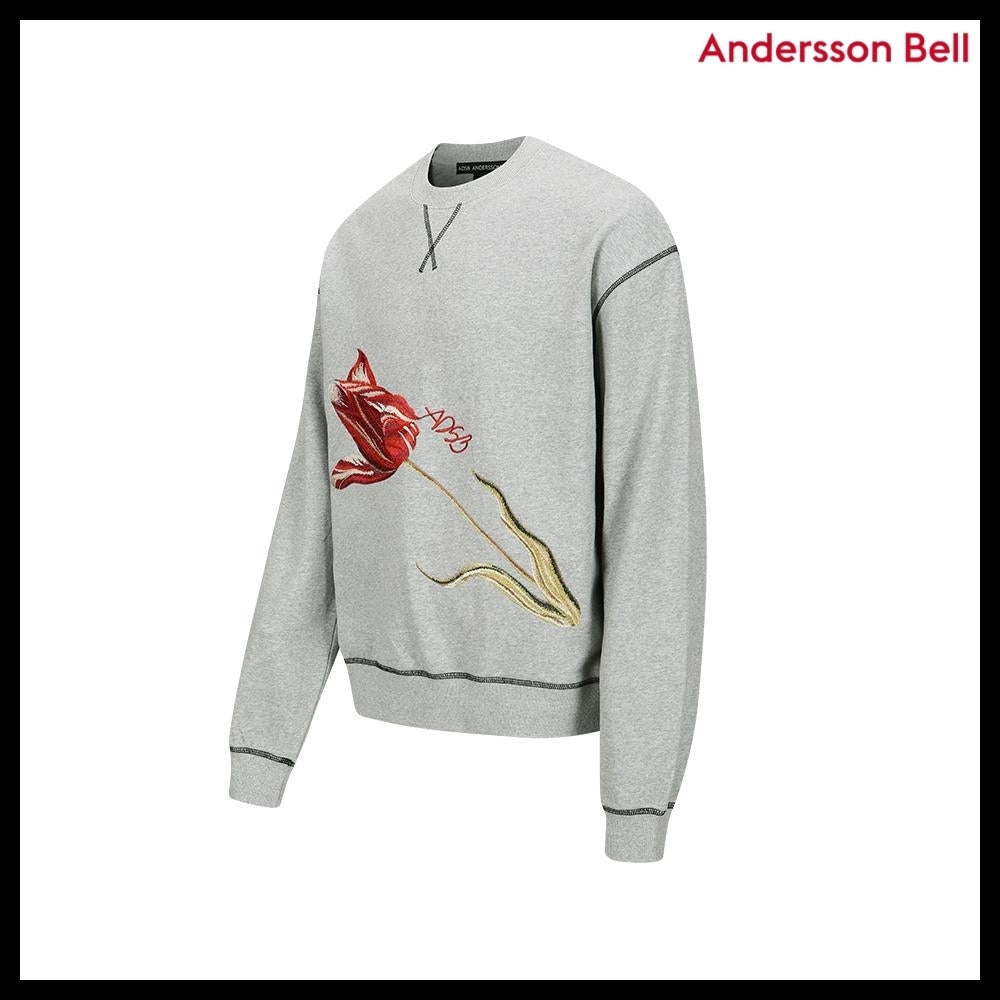 【ANDERSSON BELL】Essential ADSB Floor Sweatshirt Grey