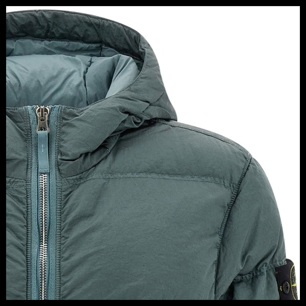 【STONE ISLAND】Green Puffer Jacket