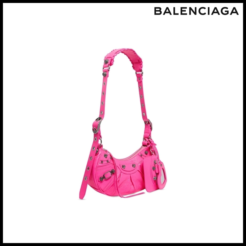 【BALENCIAGA】Le Cagole XS Shoulder Bag neon pink