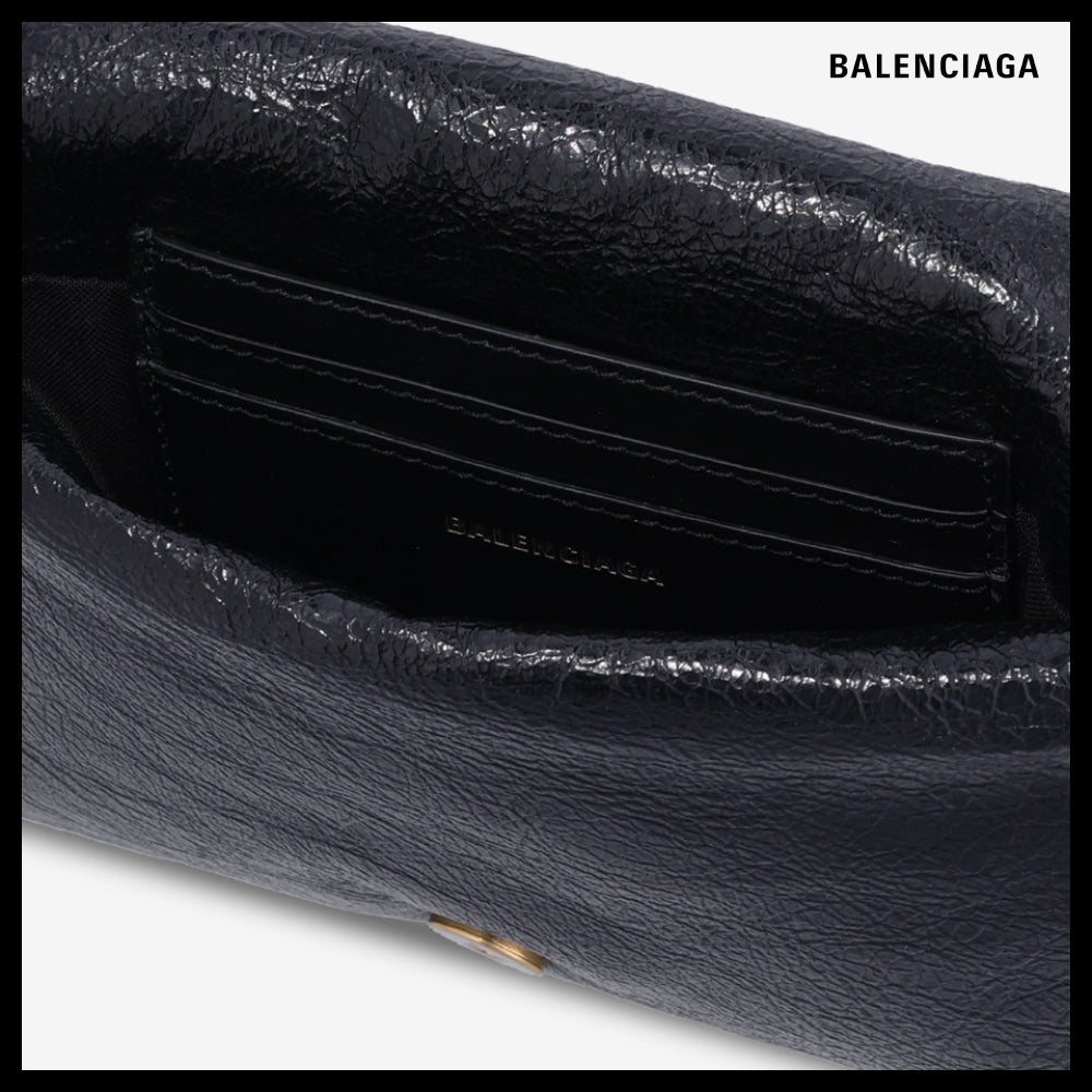 【BALENCIAGA】Monaco Nano Shoulder Bag Black