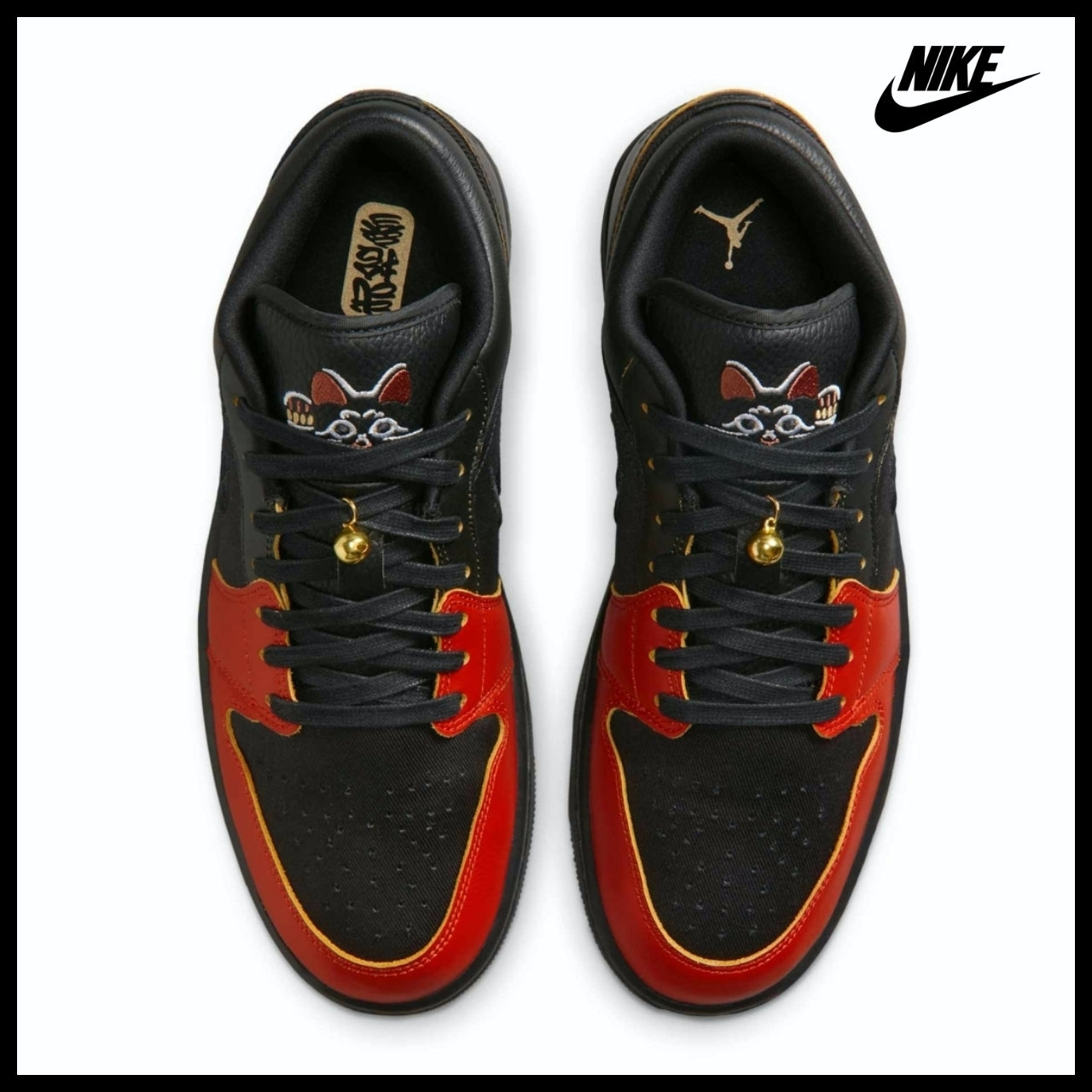 【Nike】AIR JORDAN 1 LOW SE BLACK DRAGON RED BLACK