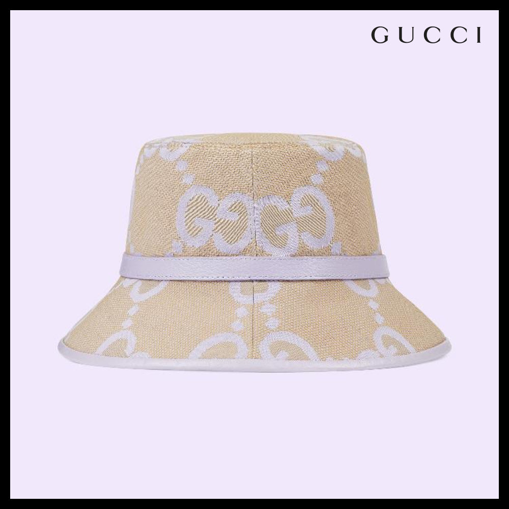 【GUCCI】 Jumbo GG Jacquard Bucket Hat