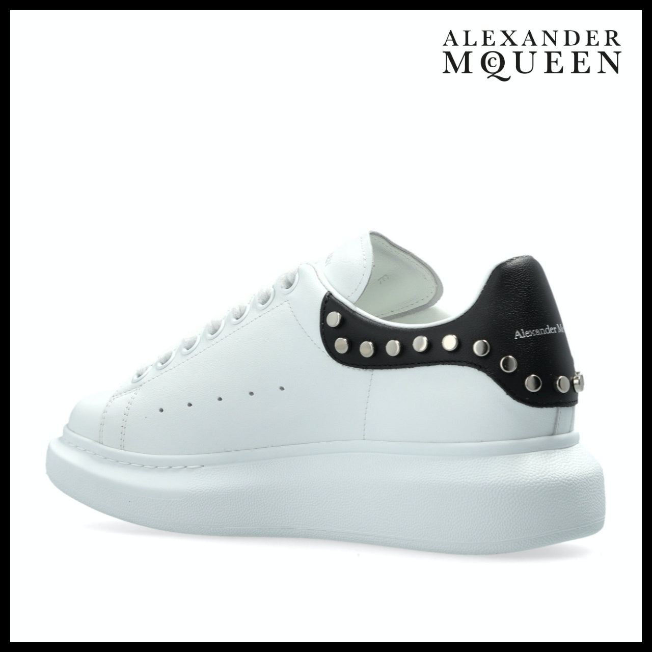 【Alexander Mcqueen】Oversized White Black Sneaker