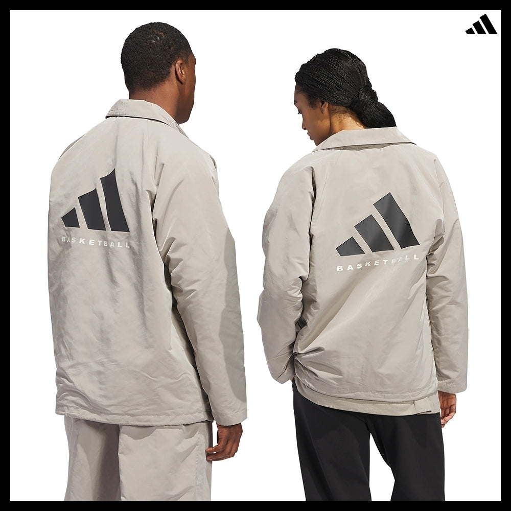 【ADIDAS】 Basketball Coach Jacket Putty Beige