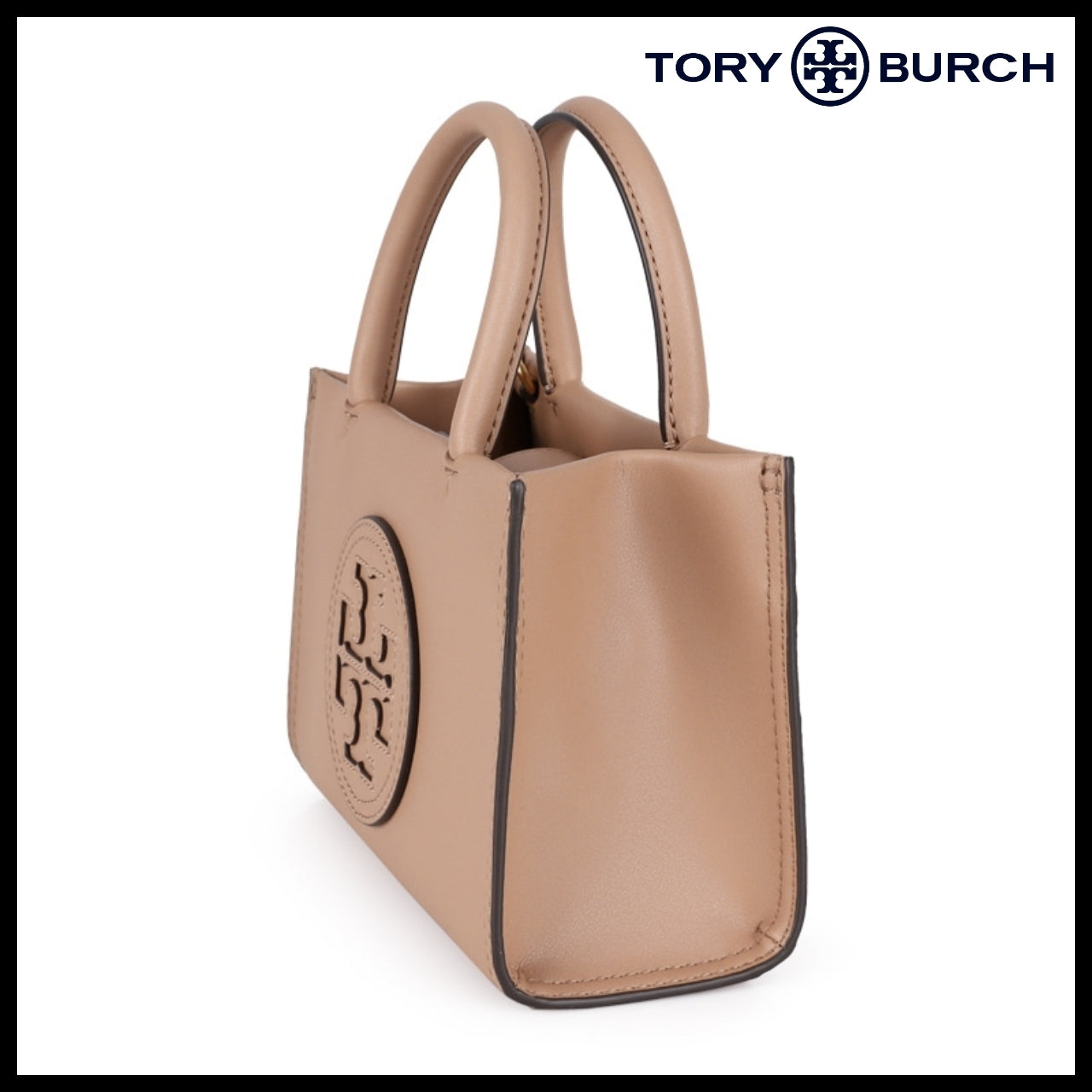 【Tory Burch】Ella Mini Shoulder Tote Bag Light Sand