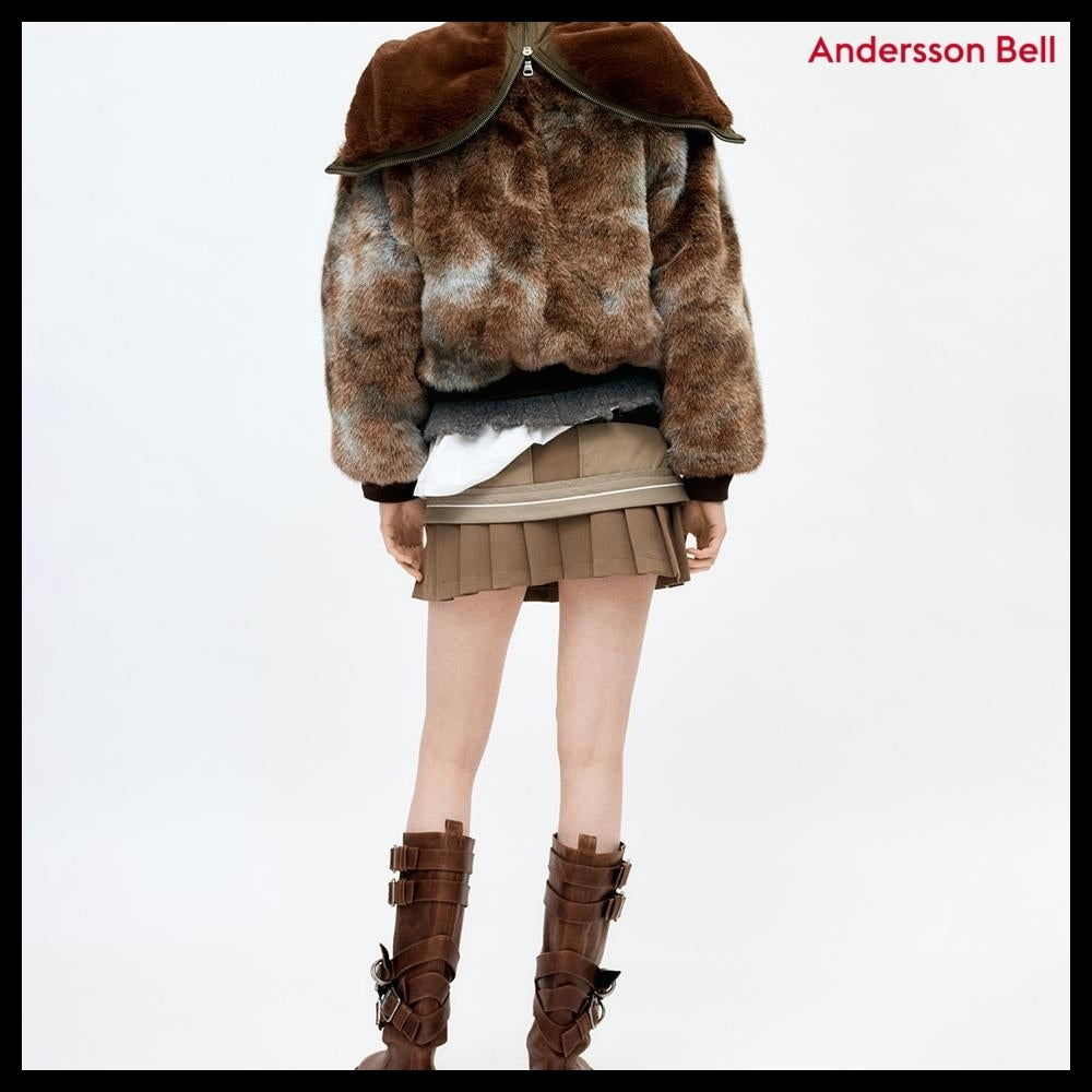 【ANDERSSON BELL】Vanessa Fur N2B Jacket Brown