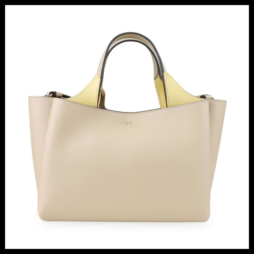 【TOD'S】Timeless Charm Mini Tote Shoulder Bag Beige