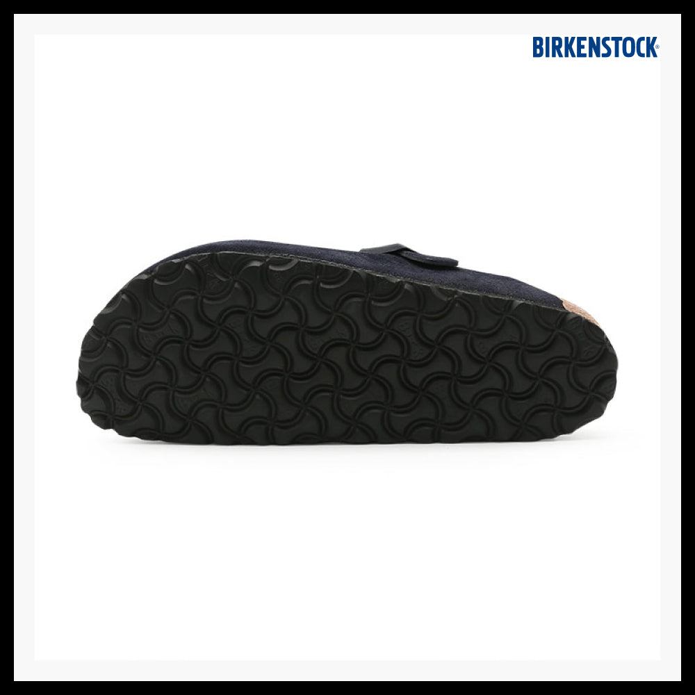 【BIRKENSTOCK】Boston BS Narrow Suede Leather Midnight