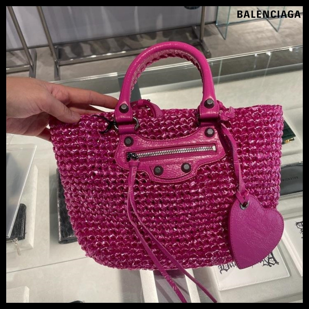 【BALENCIAGA】Le Cagole Small Panier Pink