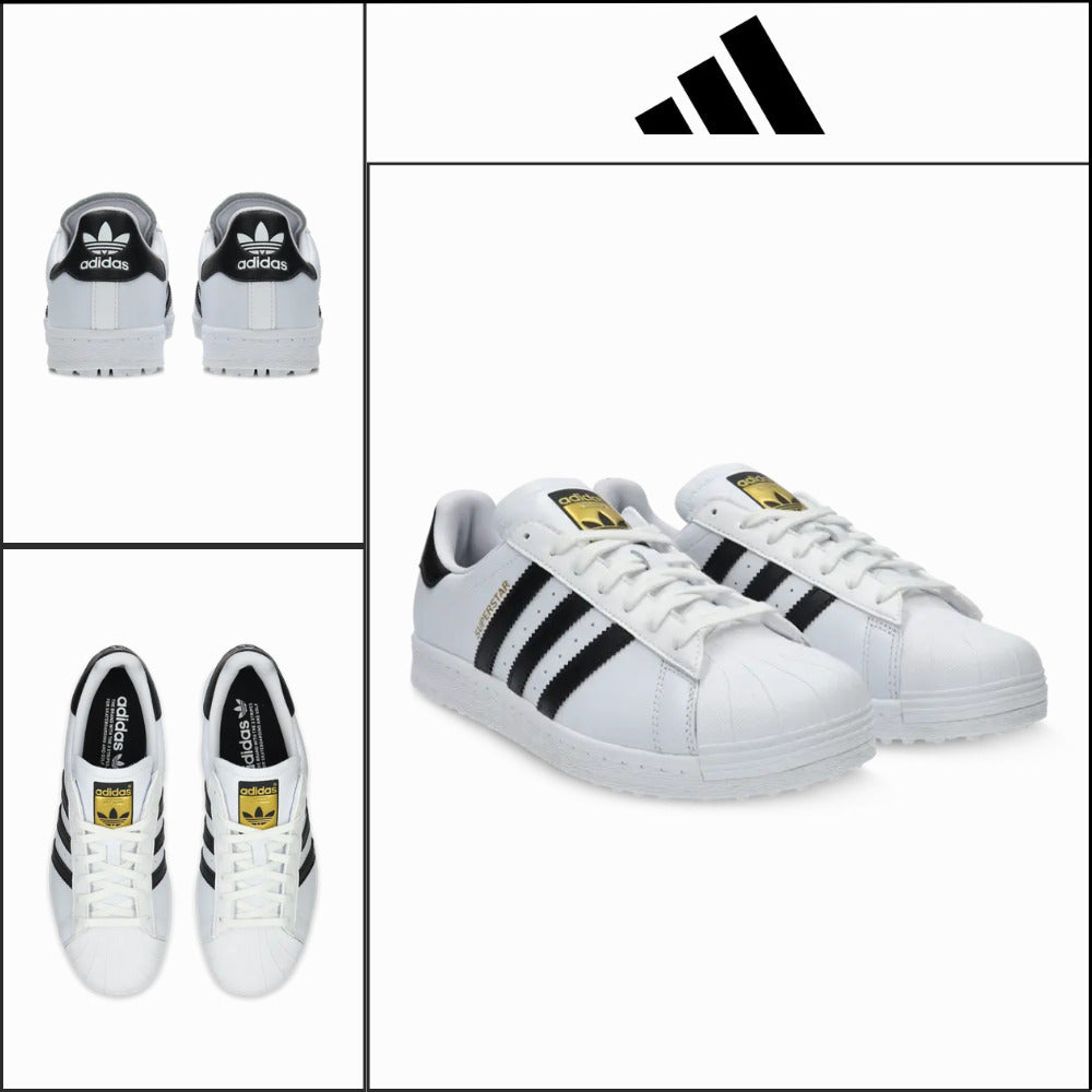 【ADIDAS】Superstar Golf SL White Sneakers