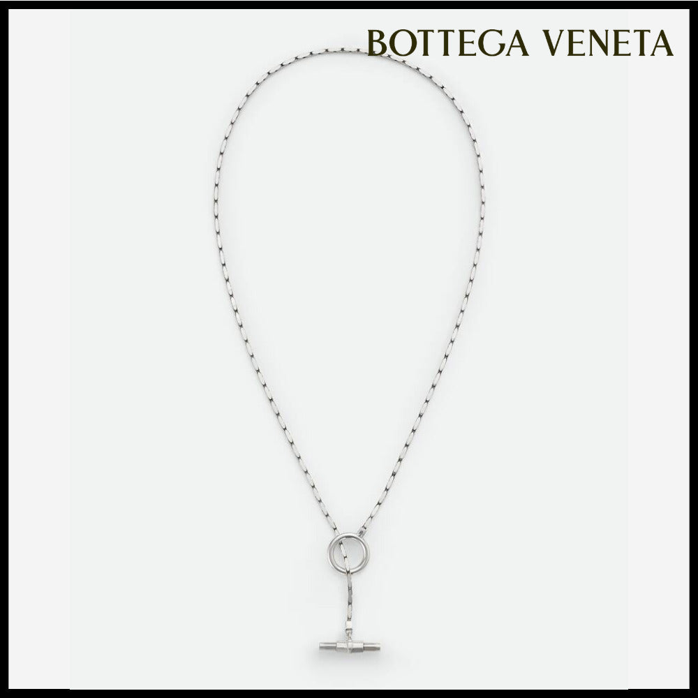 【韓国百貨店 BOTTEGA VENETA】Pen Necklace Silver