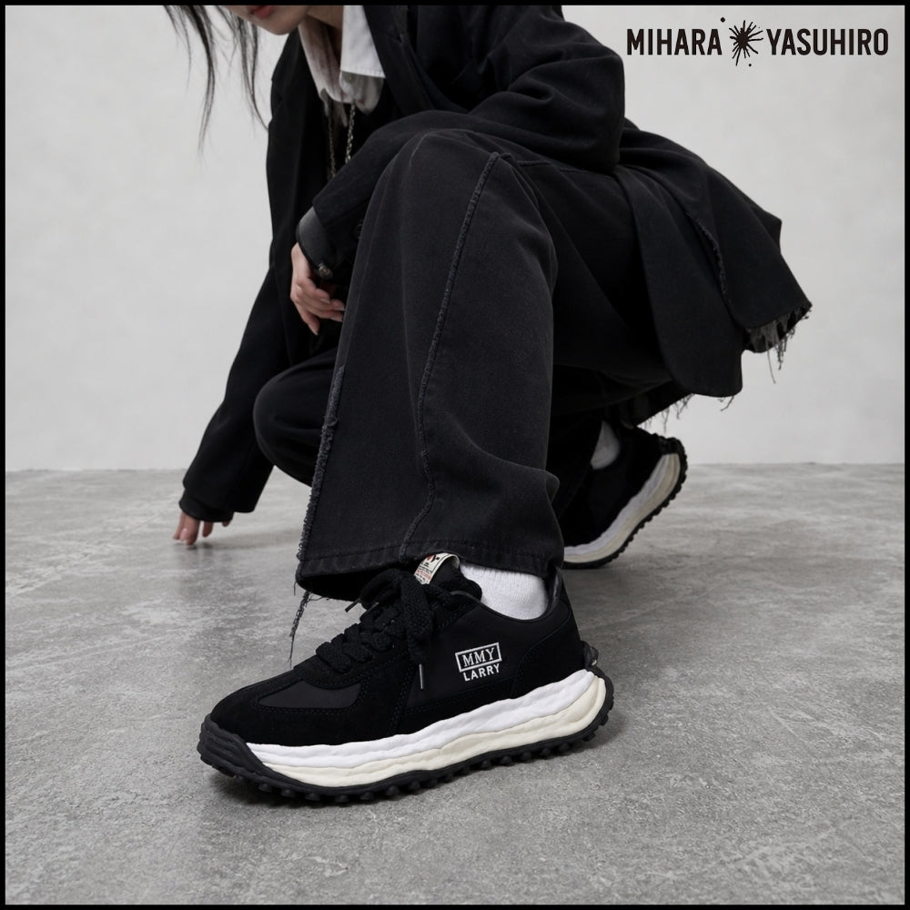 【MIHARA YASUHIRO】 OG Sole Mixed Material Low-top Sneakers