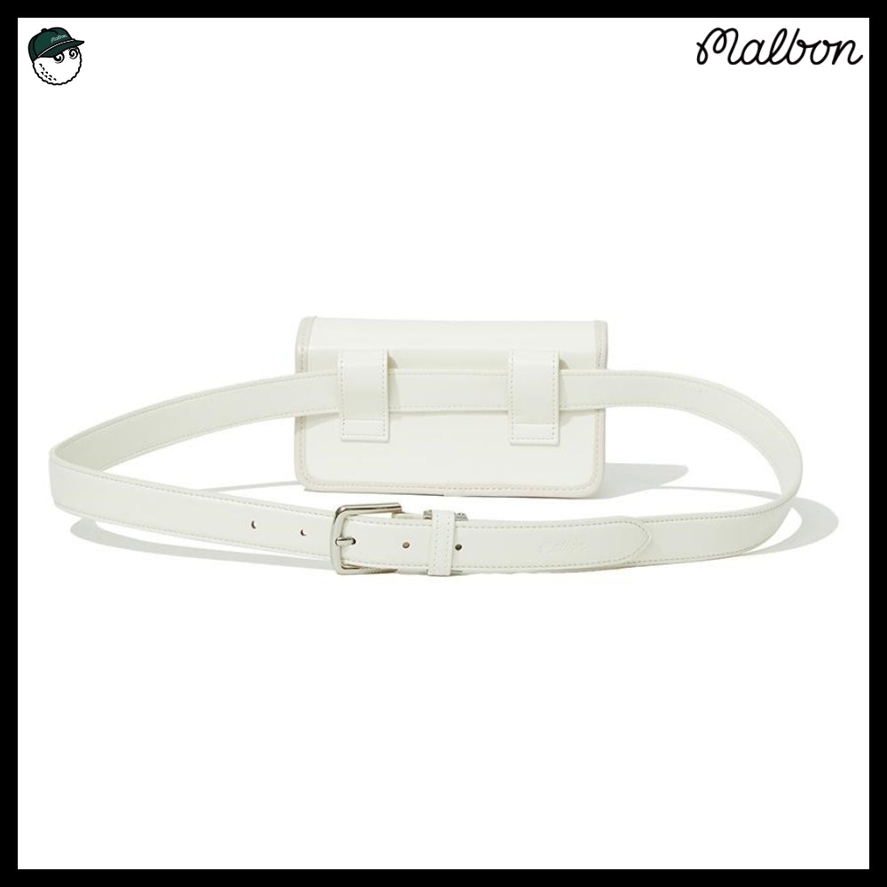 【Malbon Golf】Women's Ball Marker Belt Bag - 2 colors