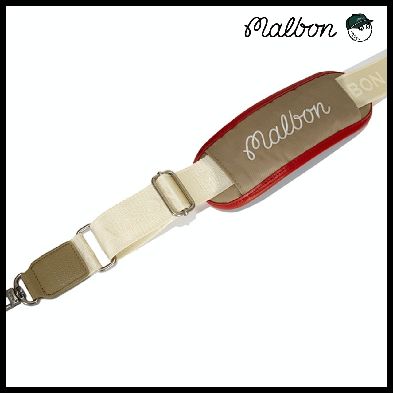 【Malbon Golf】Multi-Pocket Boston Bag 2Colors