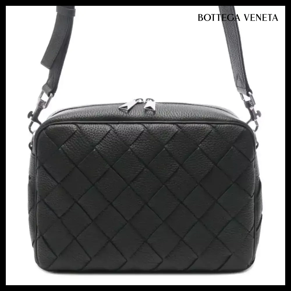 【BOTTEGA VENETA】Men's Intrecciato Medium Crossbody Bag