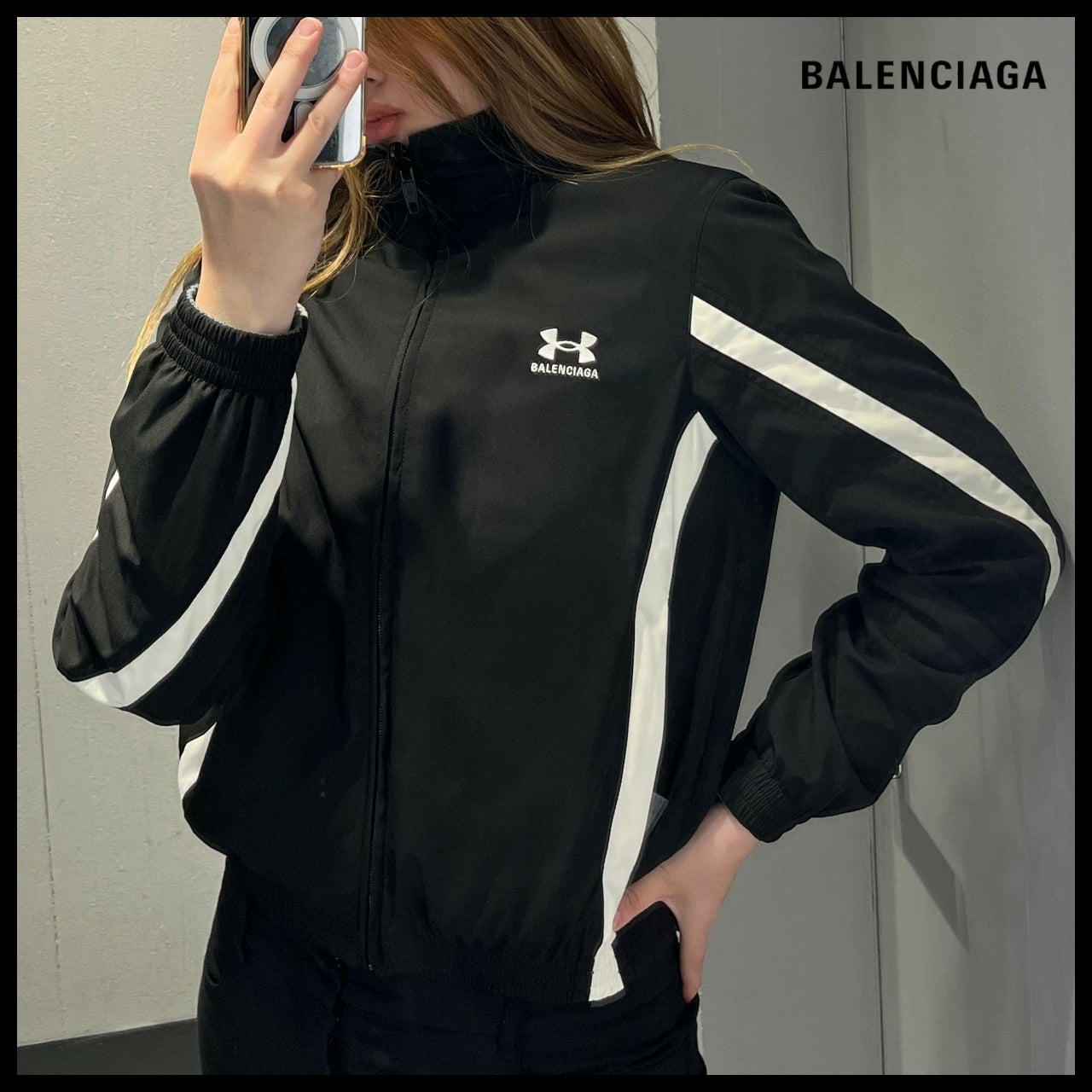 【BALENCIAGA】Balenciaga x Under Armour Embroidered Logo