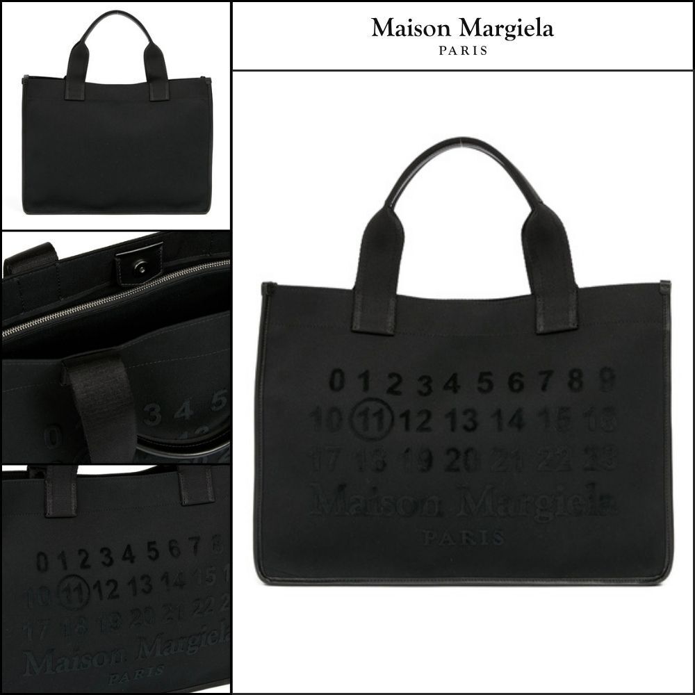 【Maison Margiela】Black Tote Bag classic tote