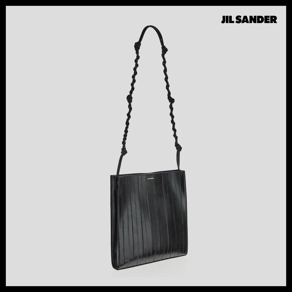【JIL SANDER】Napa Shoulder Bag in Black