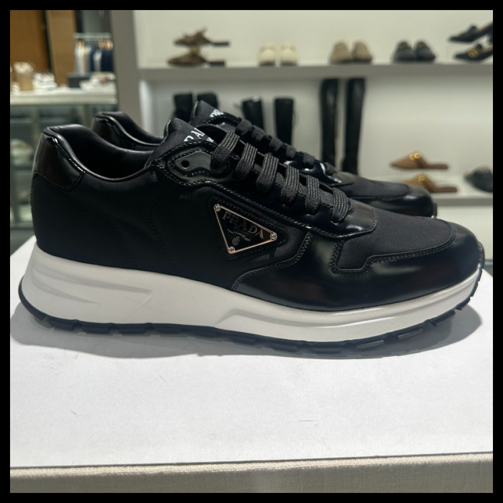【PRADA】Triangle Logo PRAX Sneakers Men