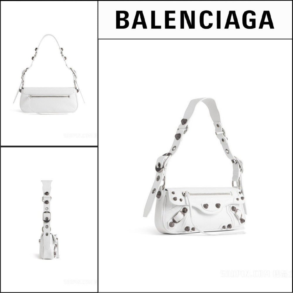 【BALENCIAGA】Le Cagole XS Sling Bag White