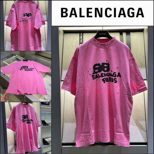 ★Balenciaga アウトレット セール ★Hand-Drawn BB IconT-Shirt